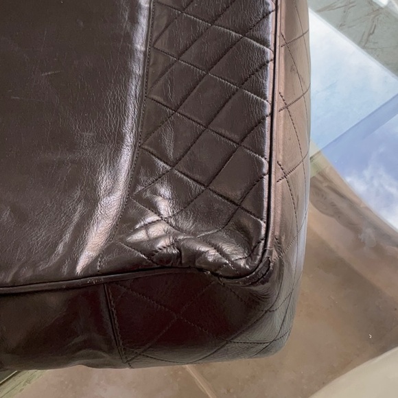 Vintage Chanel Tote, 100% Authentic, 14 x 14 - Picture 14 of 15